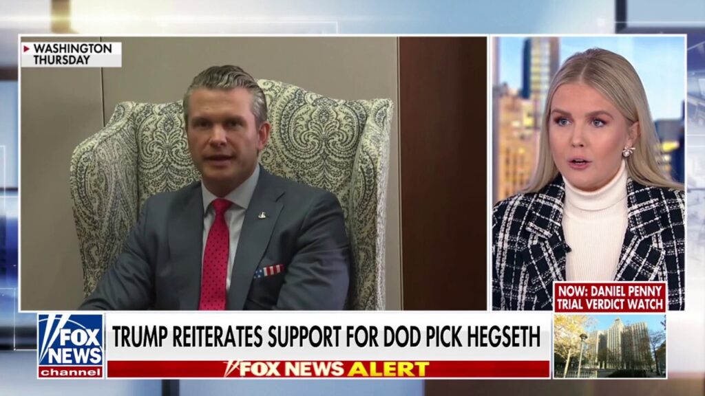 Incoming White House press secretary addresses Trump's support of Hegseth