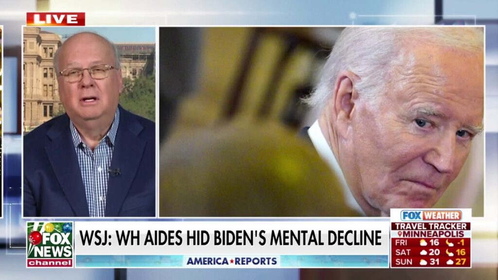 Rove: 'Shame on' White House aides, Dems who hid Biden's decline