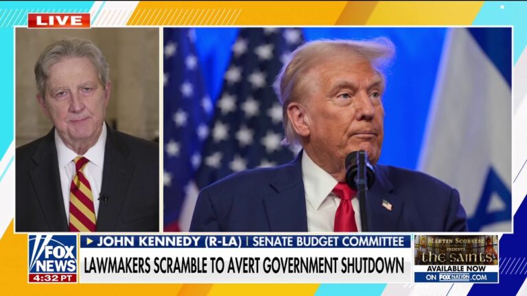 Speaker Johnson will need Trump's help to avoid government shutdown, Sen. Kennedy says