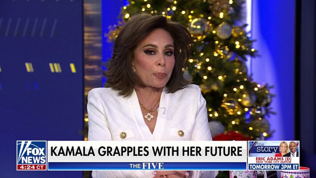 It was a 'slap in the face' Kamala Harris was a candidate, Judge Jeanine argues