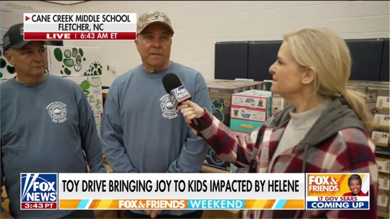 Volunteers in NC band together to bring toys to Helene victims