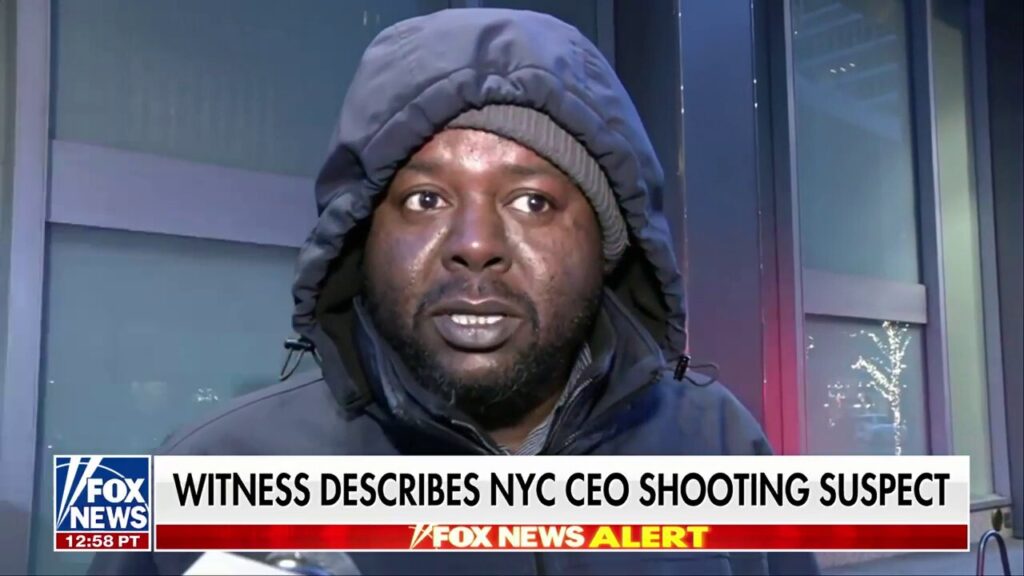 Witness gives his account of the UnitedHealthcare CEO shooting