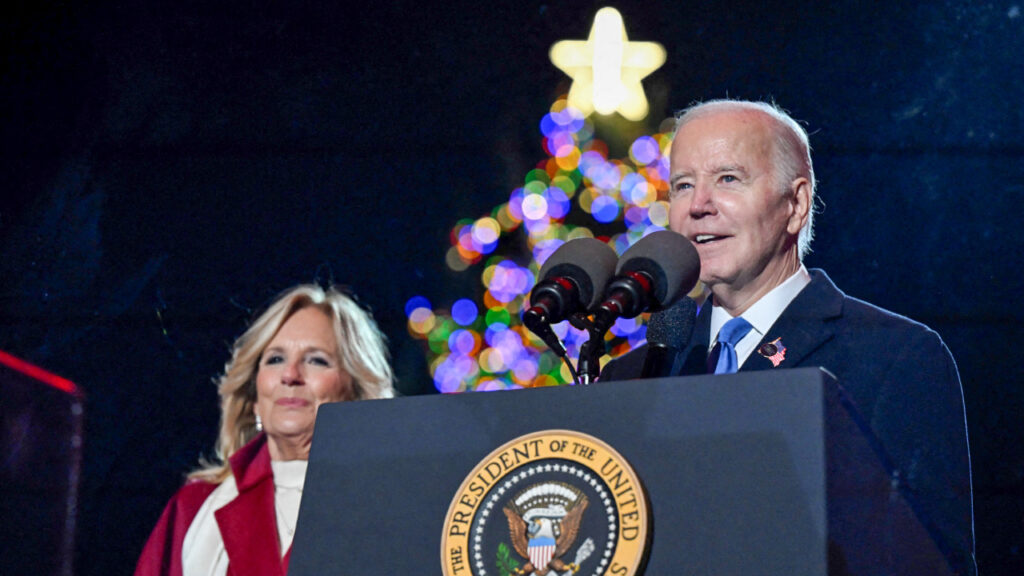 WATCH LIVE: Biden attends National Christmas Tree lighting ceremony