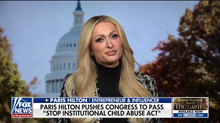 Paris Hilton lobbying Congress to pass 'Stop Institutional Child Abuse Act'