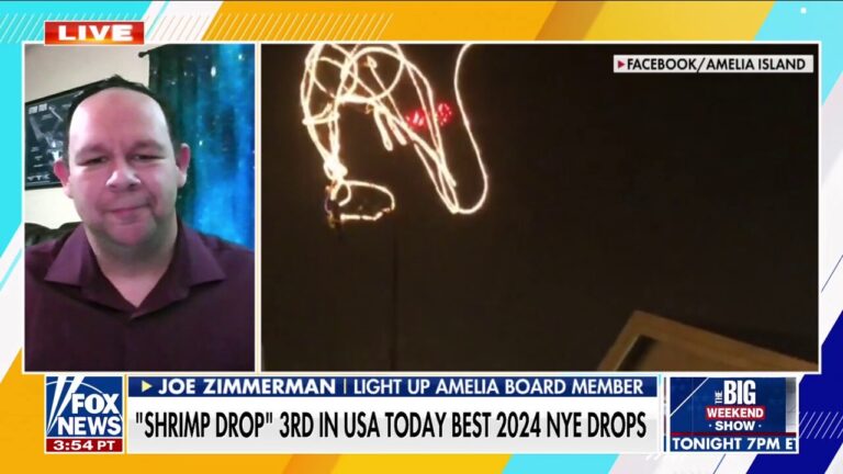 Florida town hosts New Year’s Eve ‘Shrimp Drop’