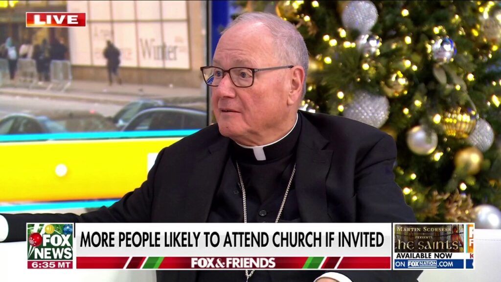 Cardinal Dolan invites viewers to church this holiday season: 'We need the fire of faith'