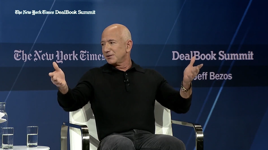 Jeff Bezos tells elite audience he's 'very optimistic' about Trump's anti-regulatory agenda