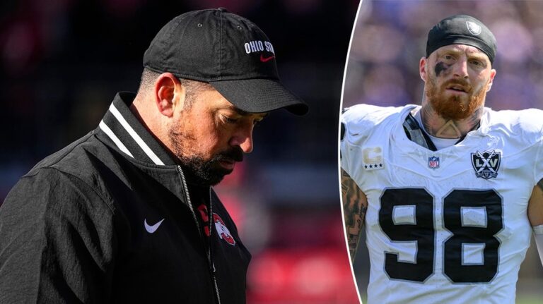 Raiders star Maxx Crosby rooting for Ohio State failure so Buckeyes will sack Ryan Day: ‘They’re cooked’