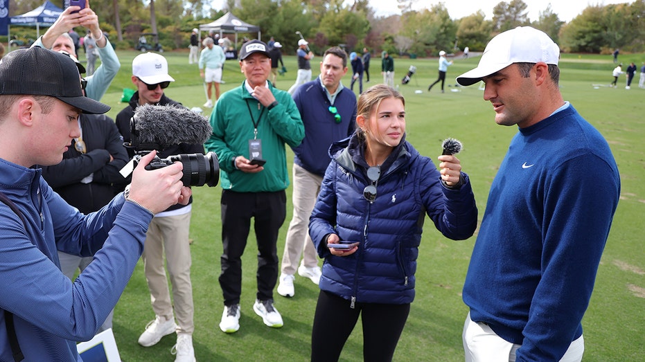 Trump’s granddaughter pokes fun at Tiger Woods while asking Scottie Scheffler about PGA Championship arrest