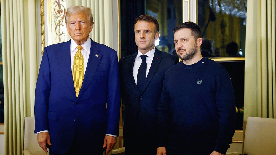 Trump meets with Macron, Zelenskyy ahead of Notre Dame reopening ceremony in Paris