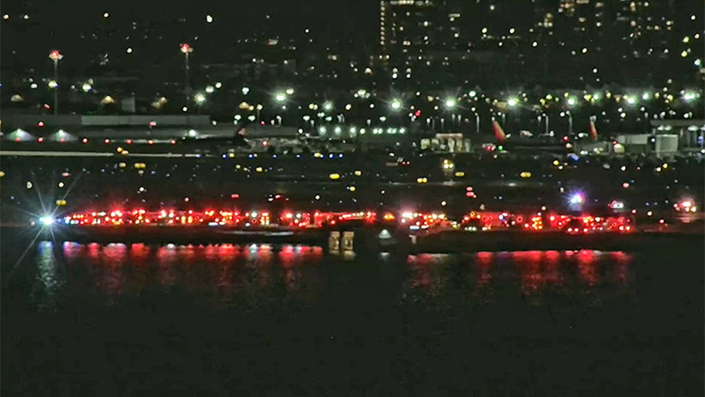 WATCH LIVE: Plane crash at Reagan National Airport prompts massive response