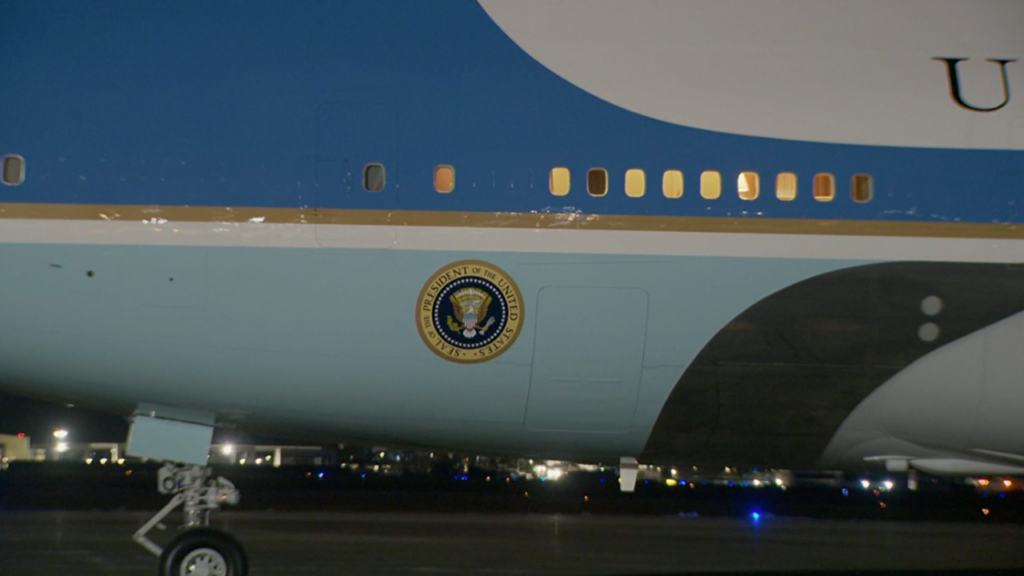 WATCH LIVE: President Trump touches down at Joint Base Andrews