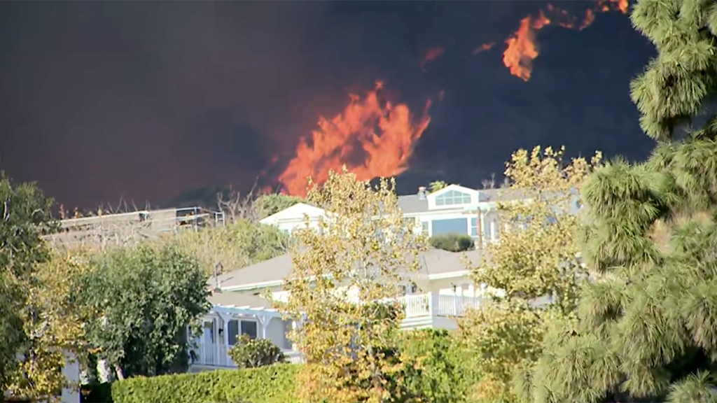 WATCH LIVE: Wildfires spread in densely populated areas of Southern California