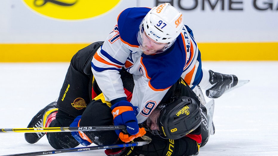 NHL suspends Oilers' Connor McDavid 3 games for cross-checking opponent in the head