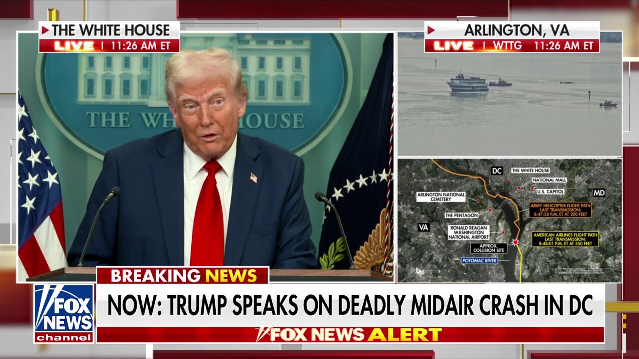 Trump calls DC plane crash a 'confluence of bad decisions’
