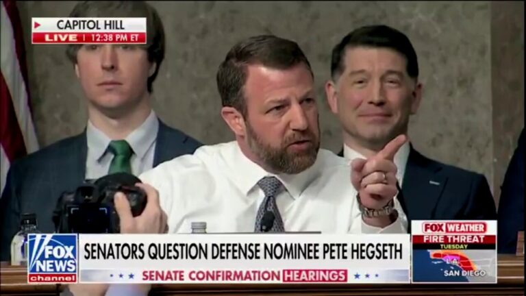 GOP Sen. Mullin unleashes takedown of Democratic hypocrisy during Hegseth hearing: 'Plank in your eye'