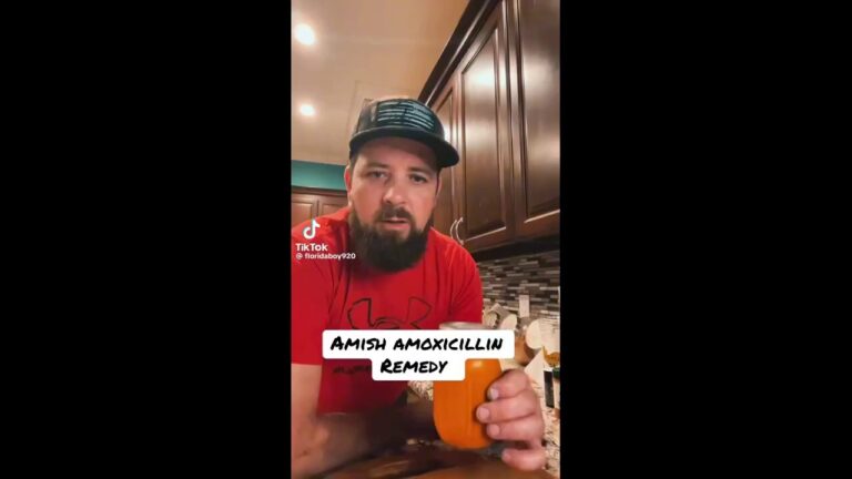 Florida man uses kitchen ingredients to create natural Amish amoxicillin remedy