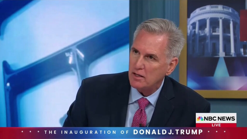 Kevin McCarthy spars with NBC hosts over alleged double standard