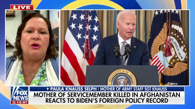 Gold Star mother details Biden's legacy stained by Afghanistan withdrawal