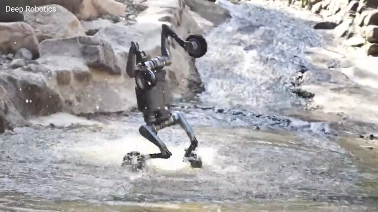 Wheeled wonder robot dog shows off crazy dance moves in all kinds of tough terrain