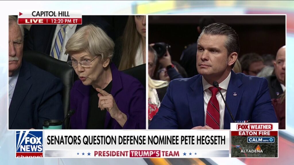 'I'm not a general, Senator': Pete Hegseth and Elizabeth Warren clash over defense contractors