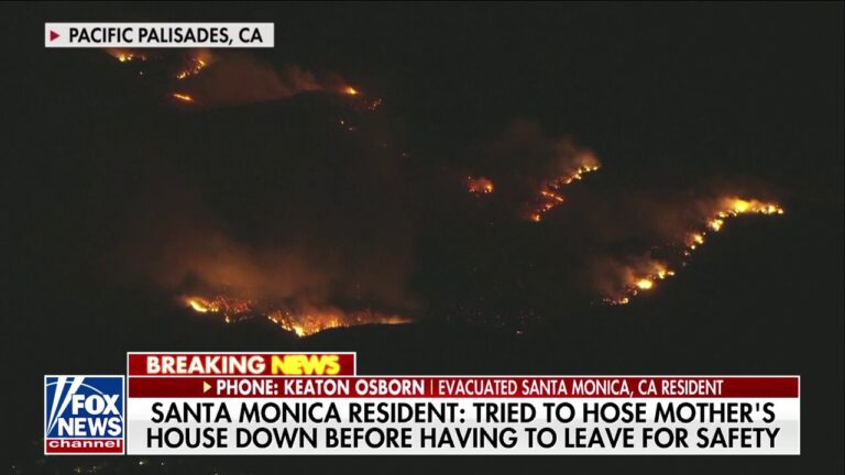 ‘Power of fires is not something to be messed with,’ evacuated Santa Monica resident says