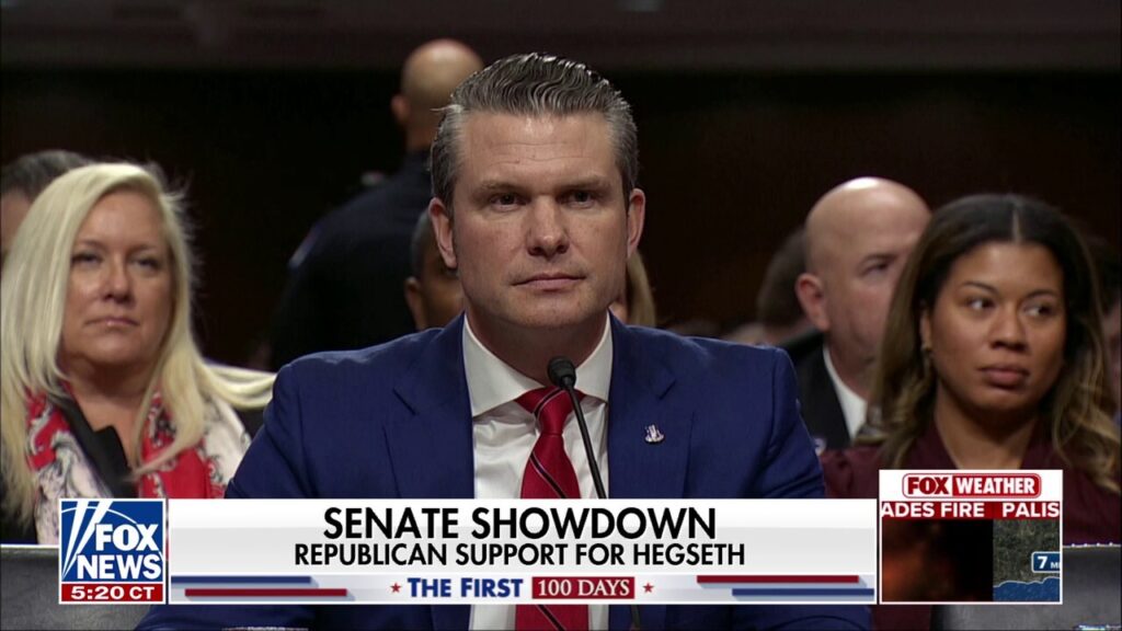 Pete Hegseth's confirmation hearing vote awaits