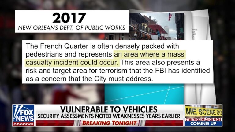 New reports indicate New Orleans had security concerns before attack