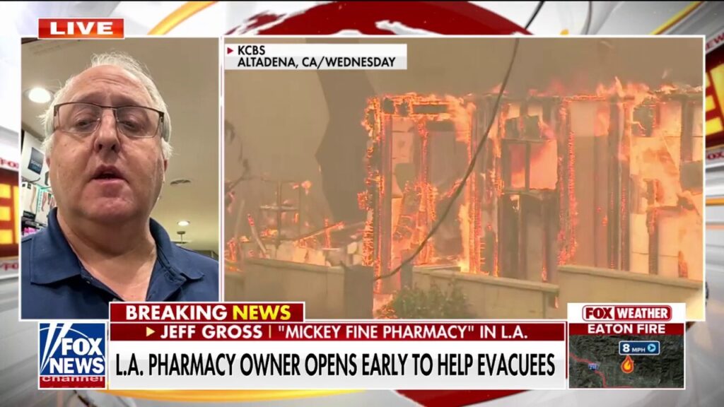 LA pharmacy helps wildfire victims in local community