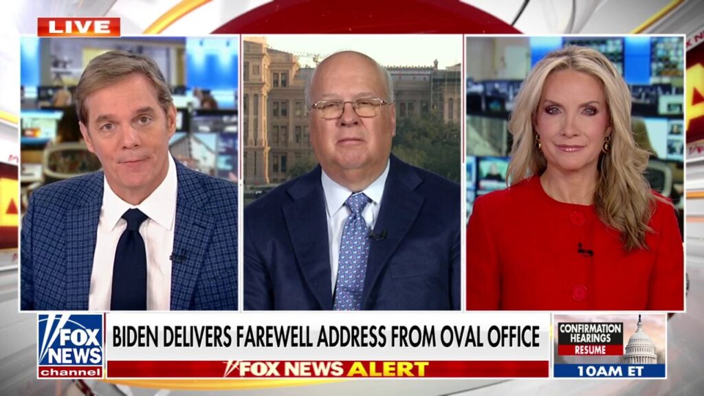 Biden’s farewell address was ‘dreadful,’ says Karl Rove