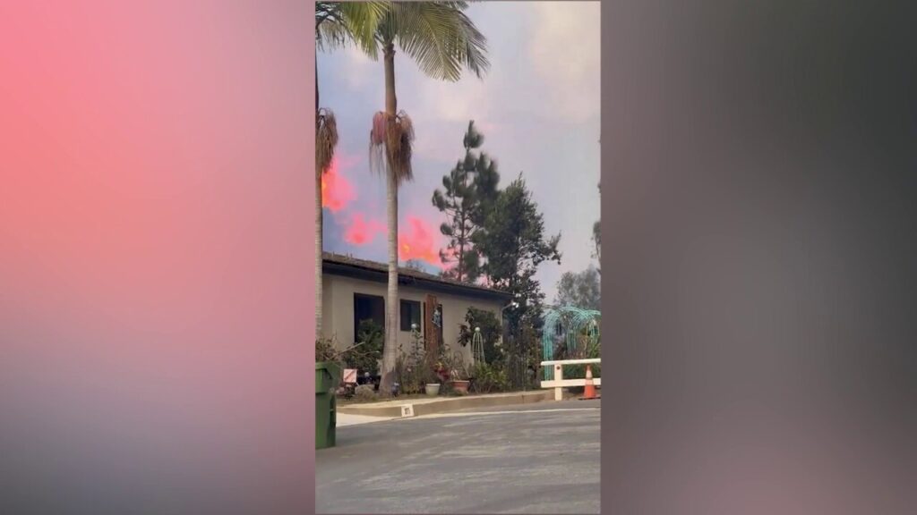 Man helps parents escape SoCal wildfire