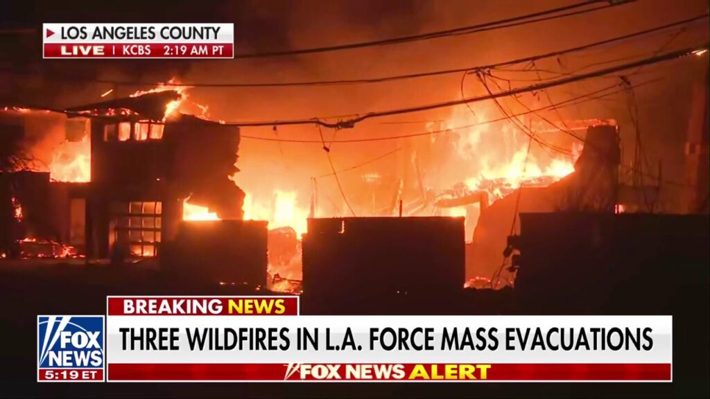 Evacuating LA residents told 'get out of your car and run if you want to live'