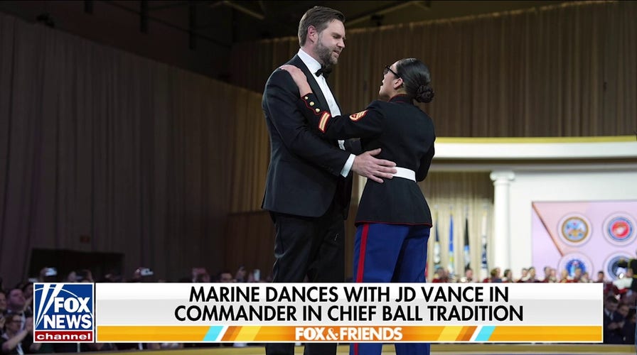 Marine details memorable and 'nerve-wracking' dance with Vice President JD Vance at inaugural ball