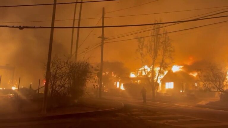 Inferno in Pacific Palisades, California engulfs homes, buildings