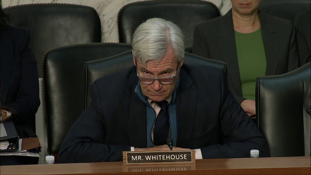 Kash Patel clashes again with Sheldon Whitehouse