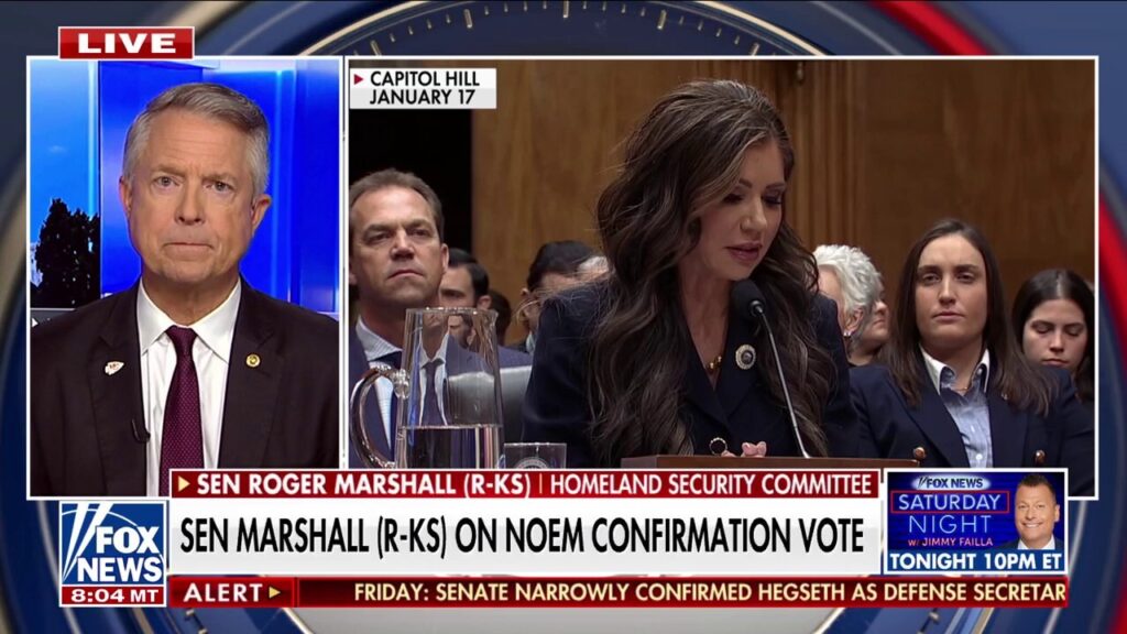 Sen. Roger Marshall says Kristi Noem is ‘tough as nails’ ahead of Senate confirmation vote