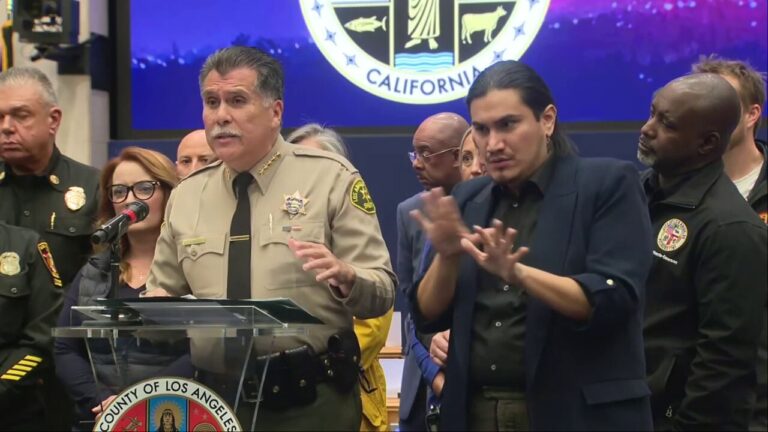 LA County sheriff says 2 arrested for looting during wildfires