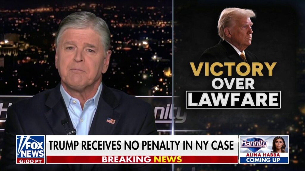 Sean Hannity calls for ‘reckoning’ after ‘failed’ lawfare campaign against Trump