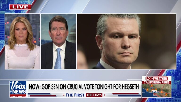 Democrats are using ‘every procedural move’ to slow down Hegseth vote, says GOP senator