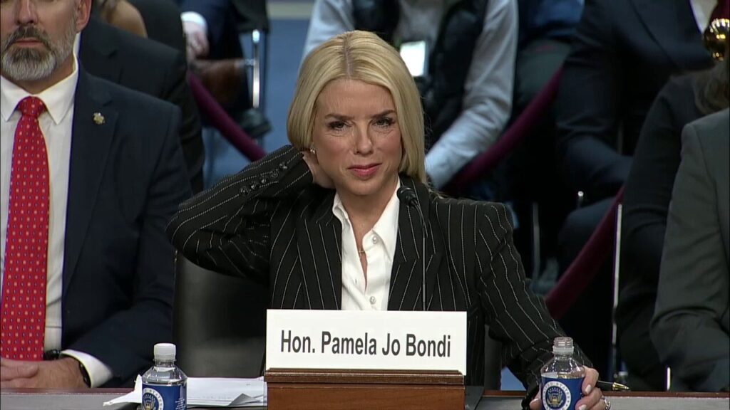 Bondi says she 'looks forward' to hearing FBI nominee Kash Patel testify on QAnon