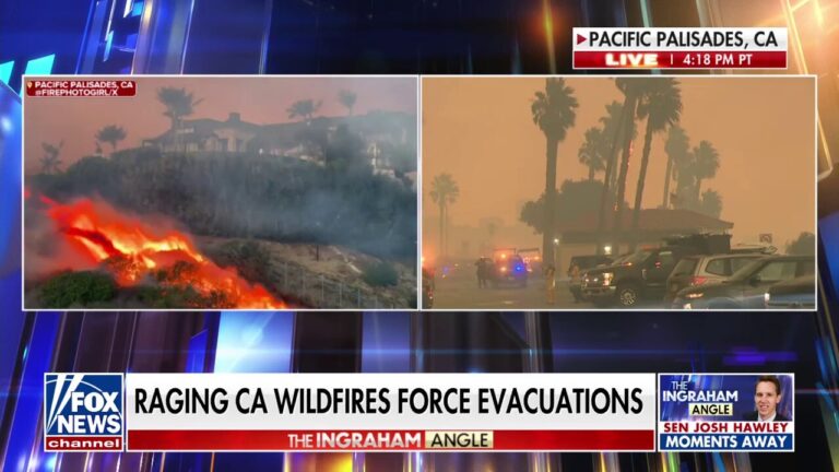 Tens of thousands of Californians under mandatory evacuation orders as wildfires rage