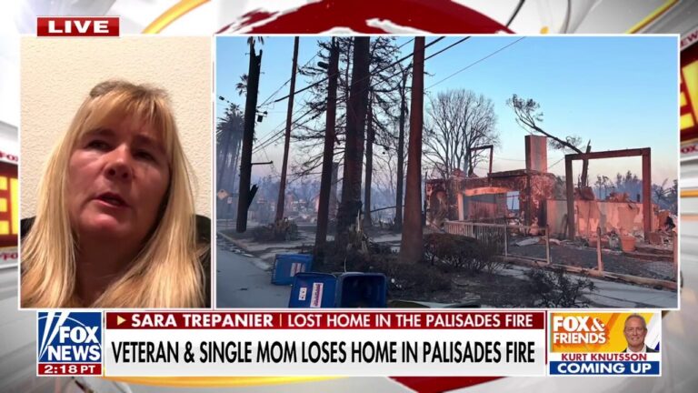 Veteran, single mom describes horror of losing home in LA fires