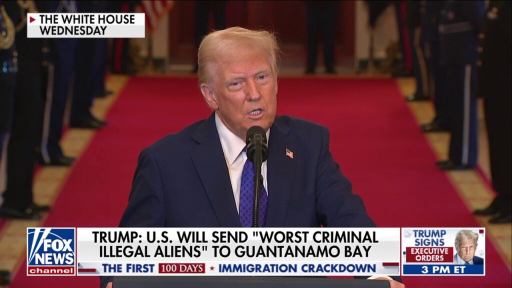 Trump praised for plan to send criminal migrants to Guantanamo Bay: 'Clever move'