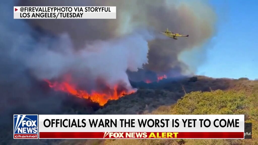 Strength of winds due to Los Angeles wildfires is ‘unprecedented’, says search and rescue expert