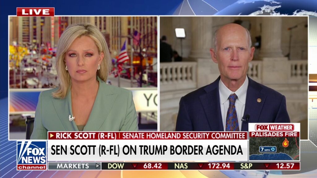 It's not a question, Trump will close the border, Sen. Rick Scott says