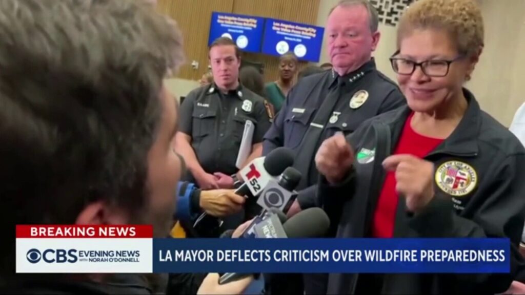 Karen Bass admits to CBS News she wouldn't have taken trip to Africa ahead of wildfires