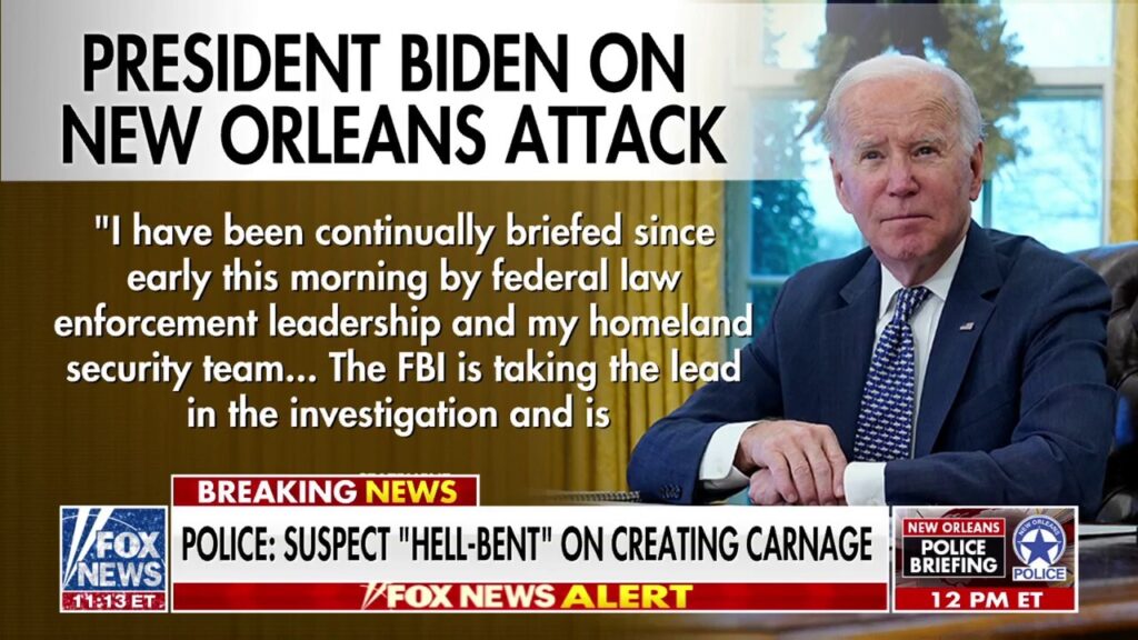 President Biden releases statement on New Orleans attack