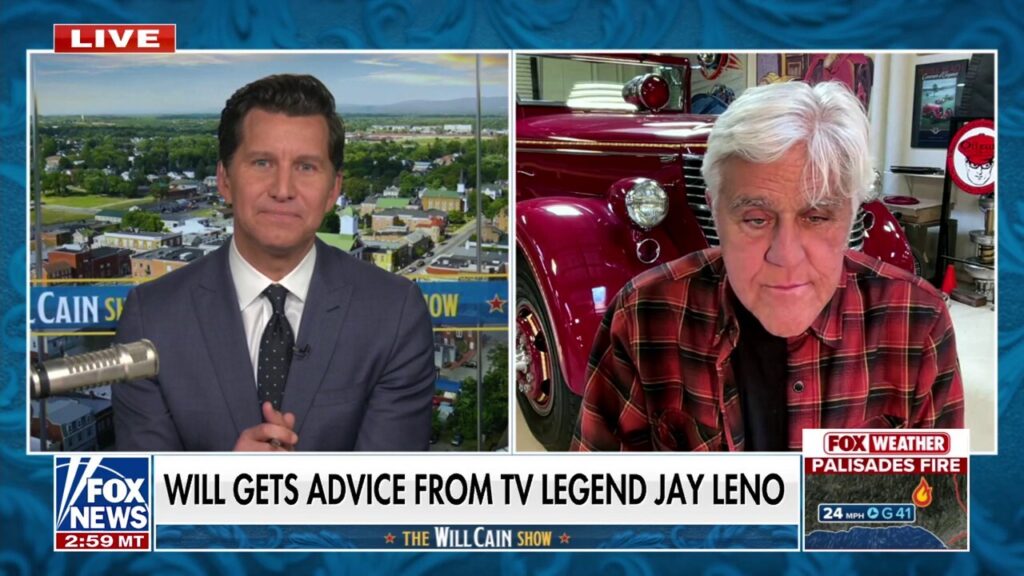 Jay Leno applauds the CA firefighters for working like a ‘military operation’