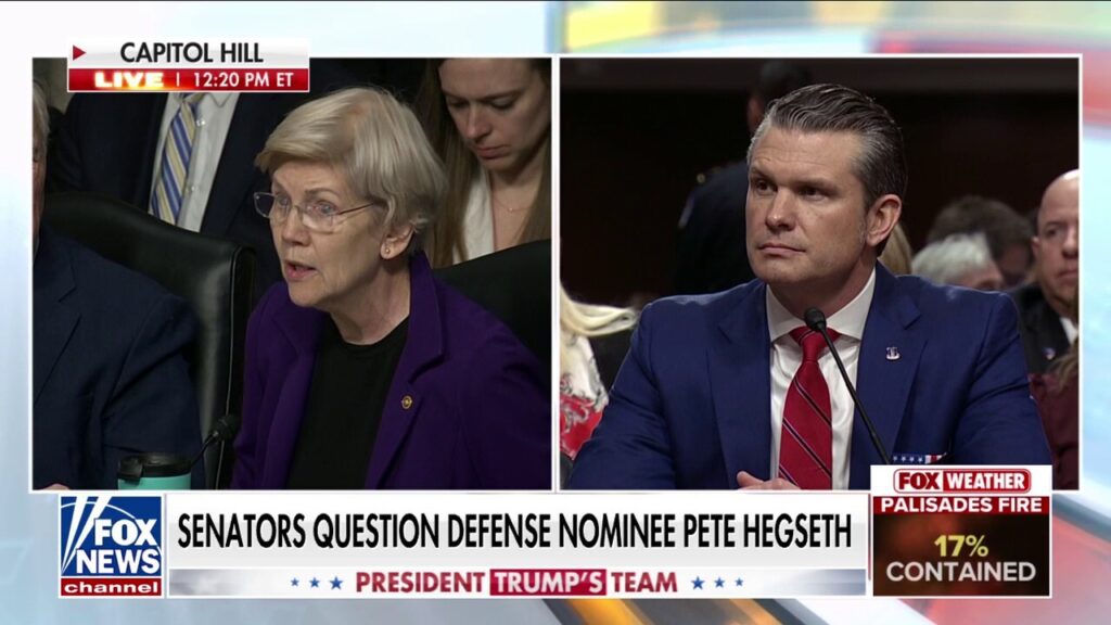 Sen. Warren presses Pete Hegseth on 'women in combat' during confirmation hearing