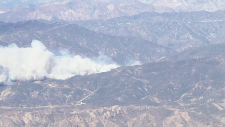 Californians near Castaic Lake encouraged to evacuate after Hughes Fire erupts in LA County